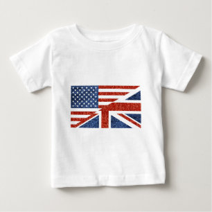 Camiseta De Bebé purpurina usa uk