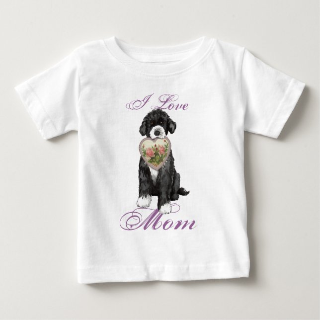 Camiseta De Bebé PWD Heart Mom (Anverso)
