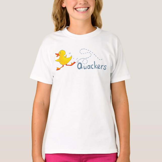 Camiseta De Bebé Quackers de pato bebé (Anverso)