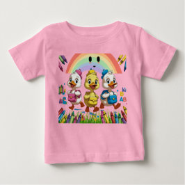 Camiseta De Bebé "Quacking into Kindergarten!" – Cute Duck Back-to-