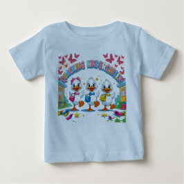 Camiseta De Bebé "Quacking Kindergarten – Cute Duck Back-to-School 