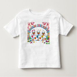 Camiseta De Bebé "Quacking Kindergarten – Cute Duck Back-to-School 