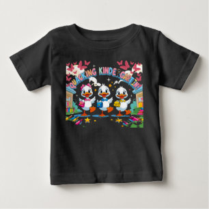 Camiseta De Bebé "Quacking Kindergarten - Cute pato de vuelta a la 