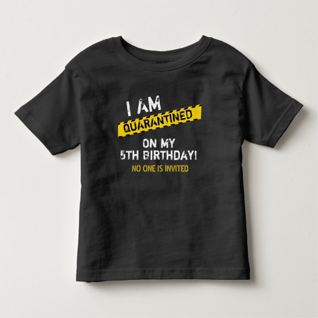 Camiseta De Bebé Quarantine Birthday (Anverso)