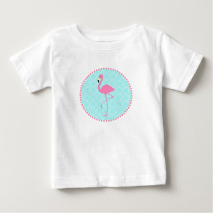 Camiseta De Bebé Quatrefoil azul + Mono rosado del tutú del