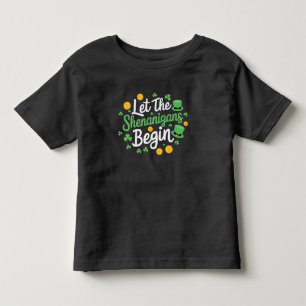 Camiseta De Bebé Que Comiencen Las Travesuras Divertido Día De San 