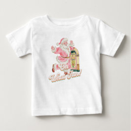 Camiseta De Bebé Qué Diversión, Chica Primer Cumpleaños Retro Rosa