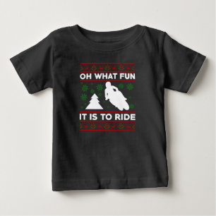 Camiseta De Bebé Qué divertido es andar en motocicleta de cross