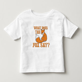 Camiseta De Bebé ¿Qué el Fox dice?