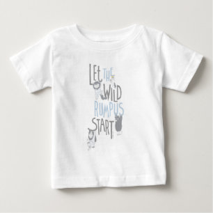 Camiseta De Bebé Que empiece el gran alboroto - Azul