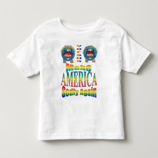 Camiseta De Bebé Que Estados Unidos vuelva a estar bien; Con la ver