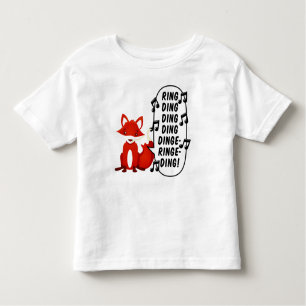Camiseta De Bebé ¿Qué hace el zorro dice?