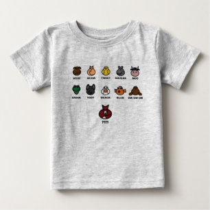 Camiseta De Bebé ¿Qué hace el zorro dice?