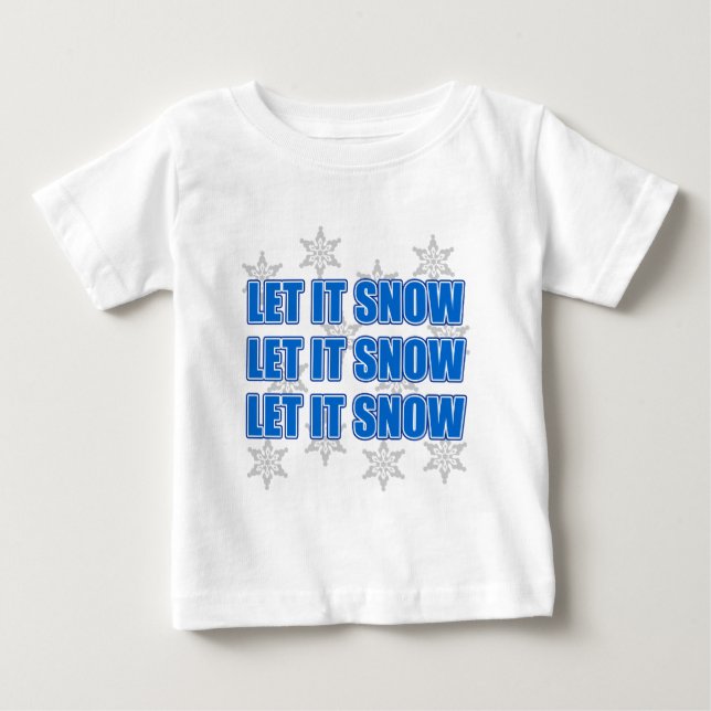 Camiseta De Bebé Que La Nieve (Anverso)