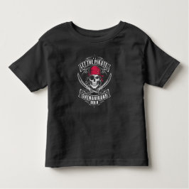 Camiseta De Bebé Que los piratas Shenanigans comiencen el cráneo de
