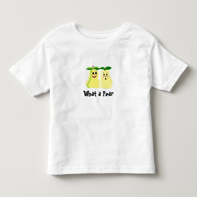 Camiseta De Bebé Qué pera (Anverso)