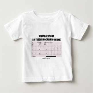 Camiseta De Bebé ¿Qué su electrocardiograma parece?