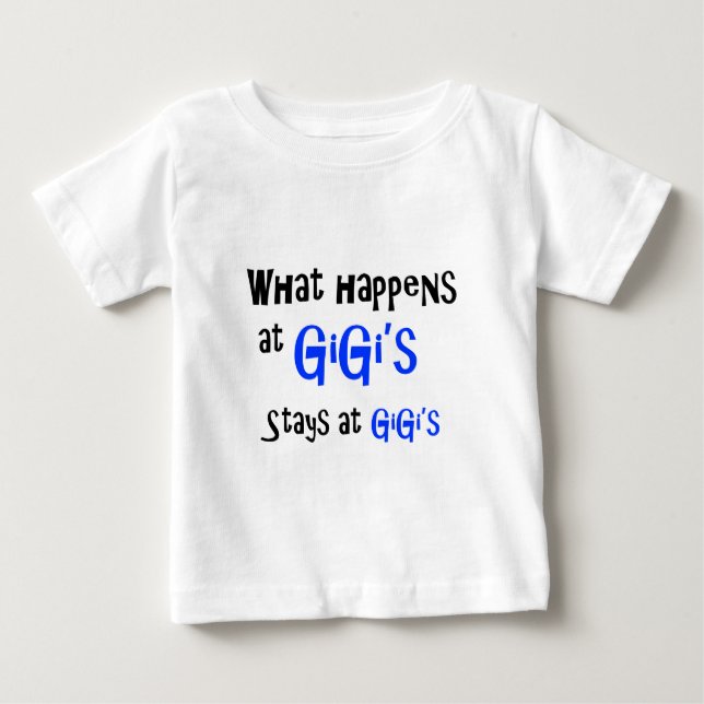 Camiseta De Bebé Qué sucede en GiGi (Anverso)