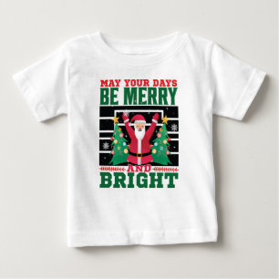Camiseta De Bebé Que Sus Días Sean Feliz Y Brillante-85233