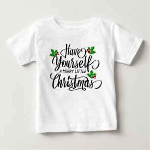 Camiseta De Bebé Que te den unas vacaciones con Navidades pequeños