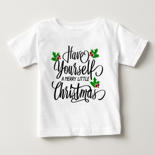 Camiseta De Bebé Que te den unas vacaciones con Navidades pequeños (Anverso)