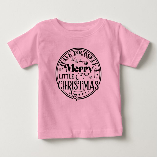 Camiseta De Bebé Que te tengas unos buenos Navidades (Anverso)