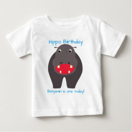 Camiseta De Bebé ¡Que tengas un cumpleaños de hipopótamo!
