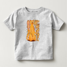 ¿Qué? / Un Ilustracion de gato Naranja