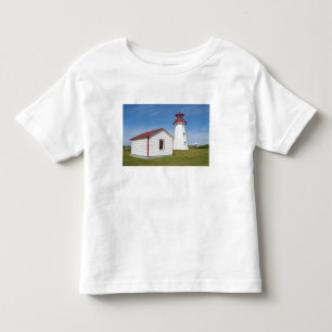 Camiseta De Bebé   Quebec, Canadá. Faro Cap D'Espoir.