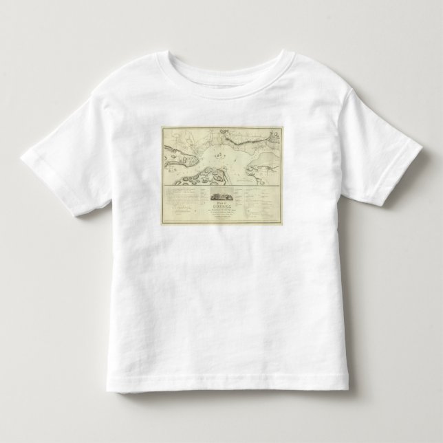 Camiseta De Bebé Quebec durante el cerco (Anverso)