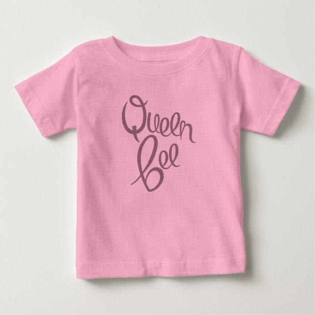 Camiseta De Bebé Queen Bee -  Baby Tutu (Anverso)