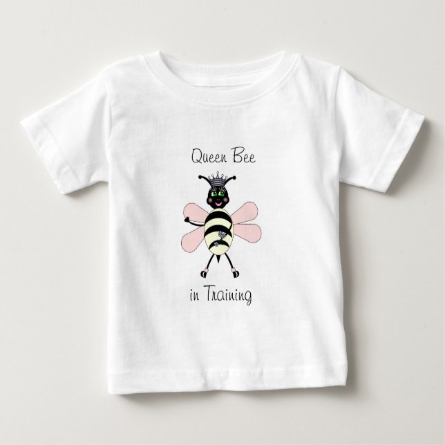 Camiseta De Bebé Queen Bee en formación (Anverso)