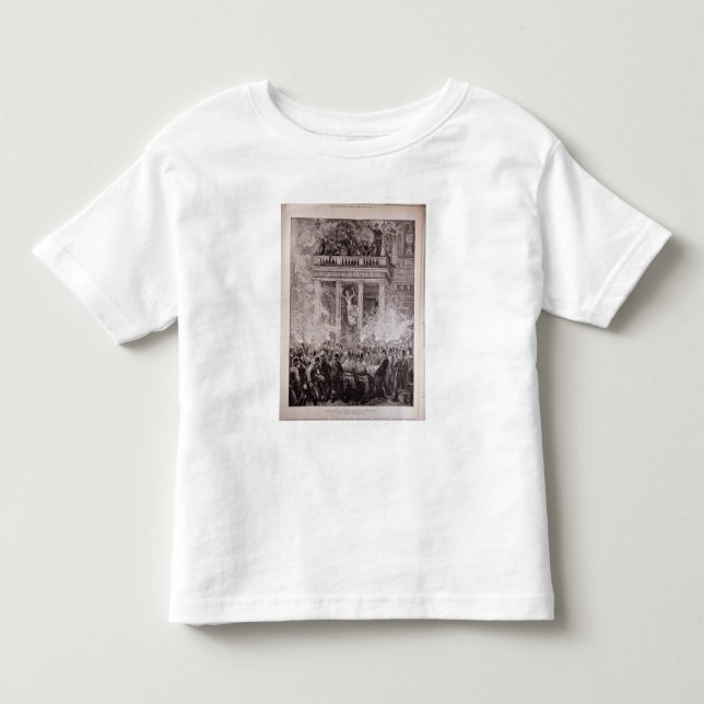 Camiseta De Bebé Quema del teatro del anillo, Viena (Anverso)