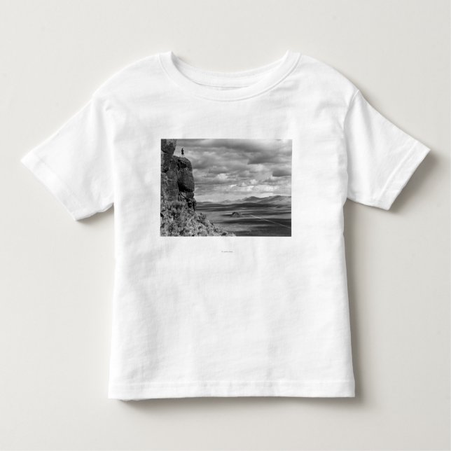 Camiseta De Bebé Quemaduras, opinión de Oregon de la fotografía de (Anverso)