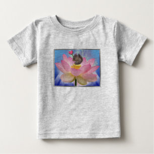 Camiseta De Bebé Querido Bebé Ardilla con Corazón Dulce