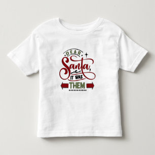 Camiseta De Bebé Querido Papá Noel, Eran Ellos