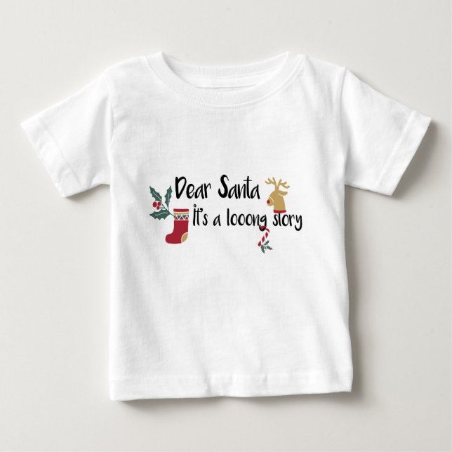 Camiseta De Bebé Querido Santa (Anverso)