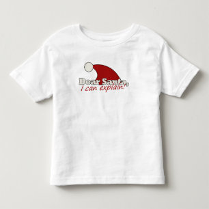 Camiseta De Bebé Querido Santa, puedo explicarlo