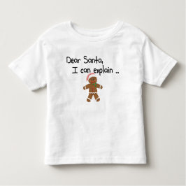 Camiseta De Bebé Querido Santa, puedo explicarlo