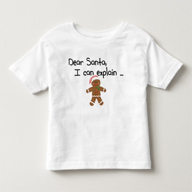 Camiseta De Bebé Querido Santa, puedo explicarlo (Anverso)