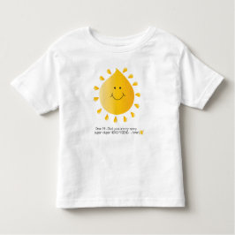 Camiseta De Bebé Querido Sr. Dios Sunshine Shirt
