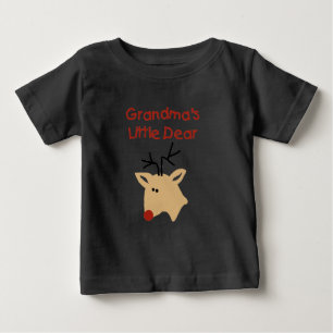 Camiseta De Bebé Queridos Navidades de ciervos de la abuela