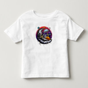 Camiseta De Bebé Queso de la luna espacial