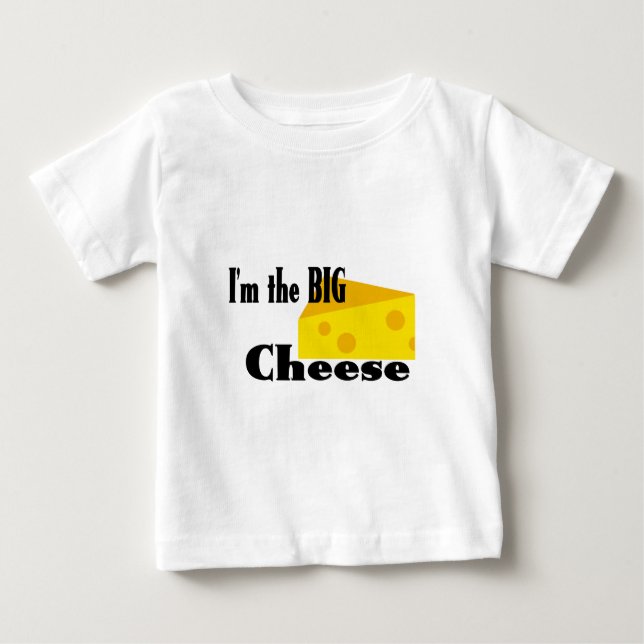 Camiseta De Bebé Queso grande (Anverso)