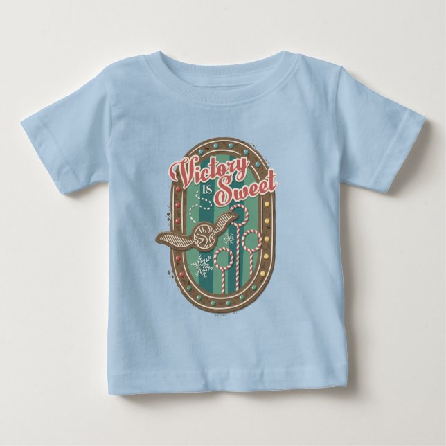 Camiseta De Bebé QUIDDITCH™ Victory is Sweet Holiday Cookie Graphic (Anverso)