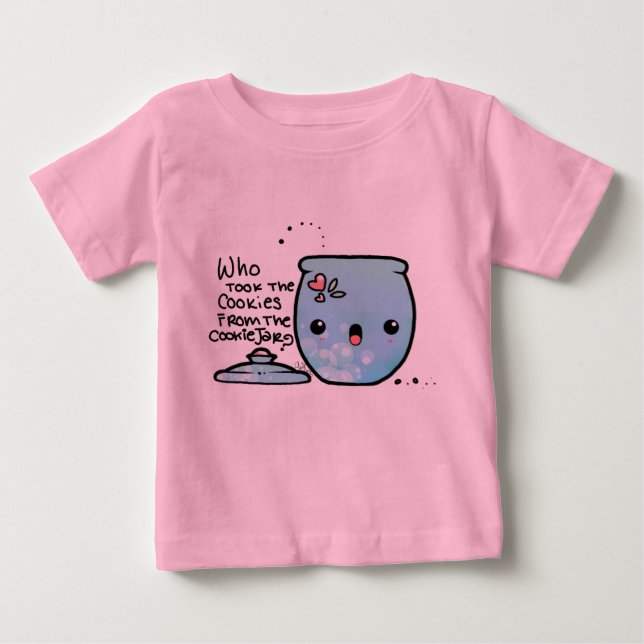 Camiseta De Bebé ¿Quién robó las galletas del CookieJar!? (Anverso)