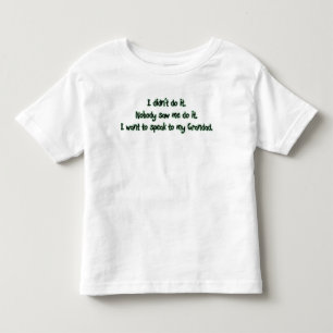Camiseta De Bebé Quiera hablar al Grandad