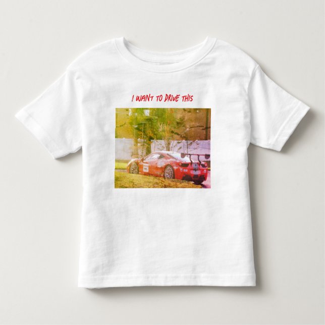 Camiseta De Bebé Quiero Conducir Esto (Anverso)