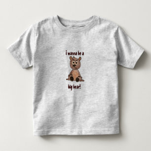 Camiseta De Bebé Quiero ser una Big Bear