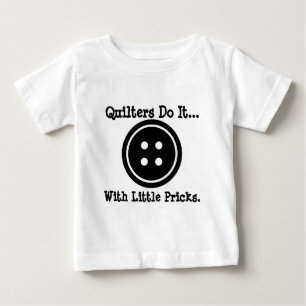 Camiseta De Bebé Quilters lo hace... con pequeños trucos.